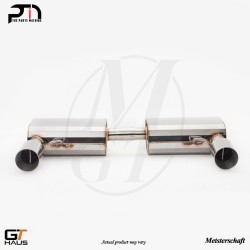 2X102mm Meisterschaft Stainless - GT Racing Exhaust for BMW E90/E91 335i & 335xi Turbo models
